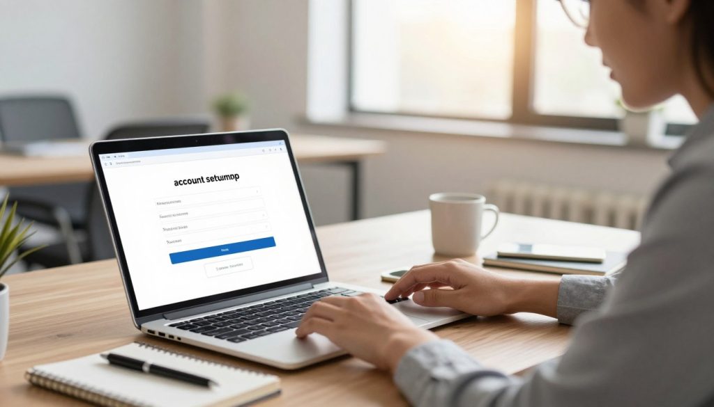 account setup account setup